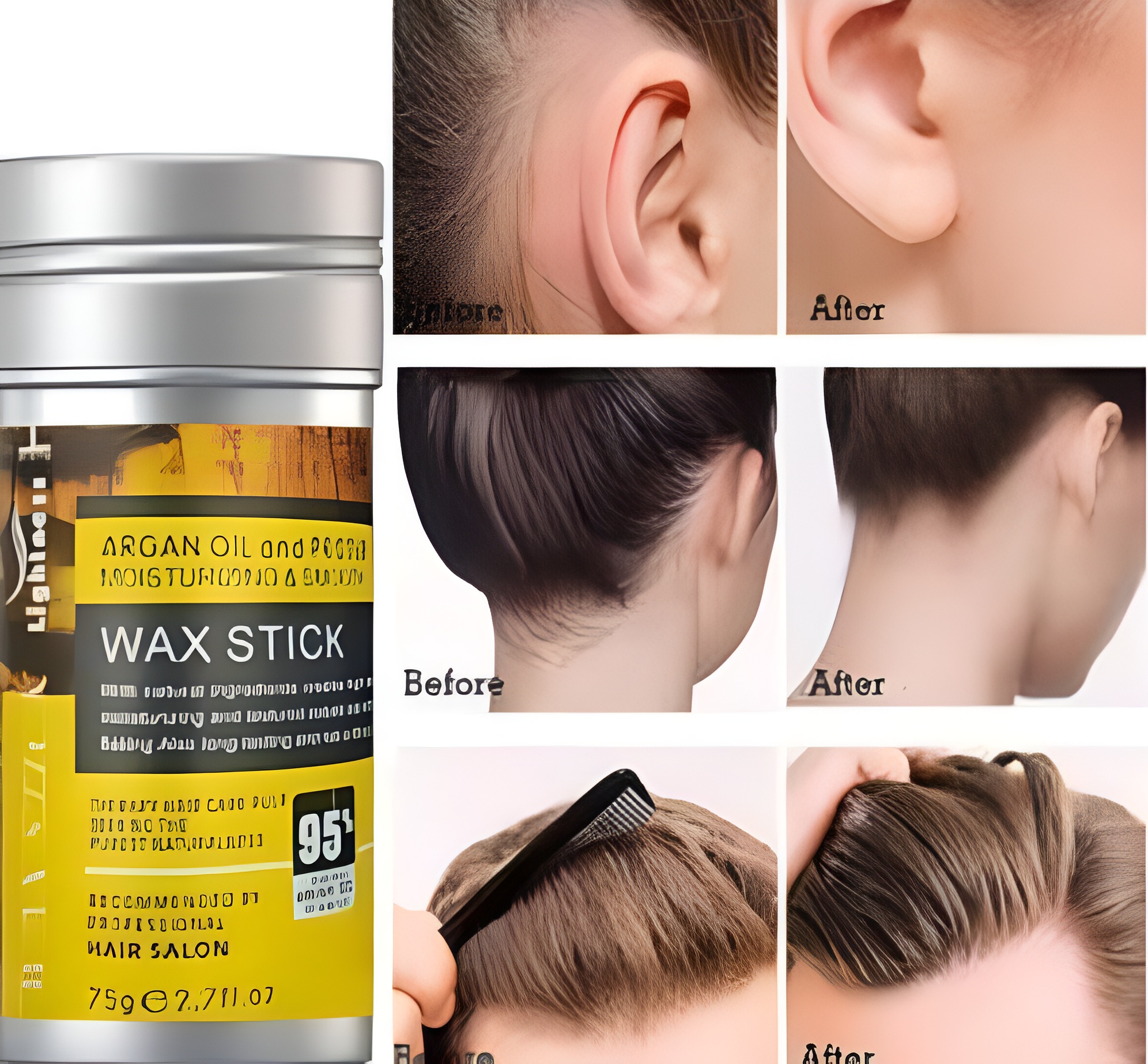 Frizz Control Hair Wax Stick